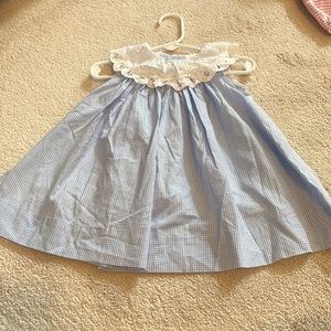 The Bailey Boys blue dress with lace collar